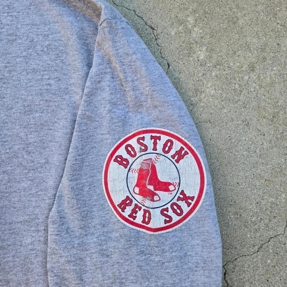 Boston Red Sox Mens Size 2XL VTG Morrissy 00 Graphic print Longsleve t-shirt - Picture 2 of 5